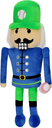 iscream Plush 18.5" Baseball Nutcracker Embroidered Accent Holiday Pillow Buddy in Kuwait