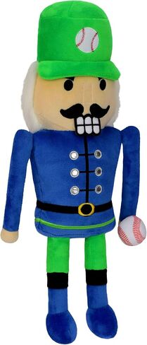 iscream Plush 18.5" Baseball Nutcracker Embroidered Accent Holiday Pillow Buddy in Kuwait
