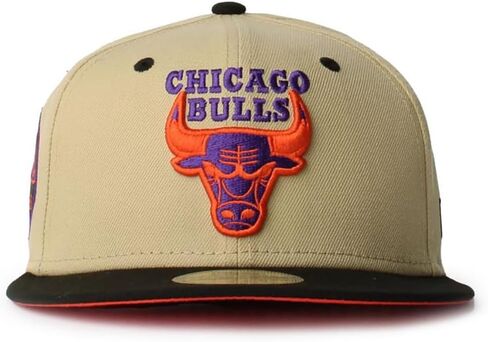 New Era Chicago Bulls 59FIFTY Established Side Patch Fitted Cap, Hat in Saudi Arabia