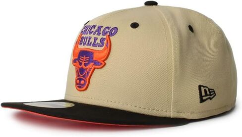 New Era Chicago Bulls 59FIFTY Established Side Patch Fitted Cap, Hat in Saudi Arabia
