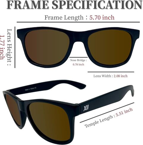XII WY Floating Flip Polarized Fishing Sunglasses for Men Surfing Kayaking UV Protection Unsinkable Water Sport Sun Glasses in Saudi Arabia