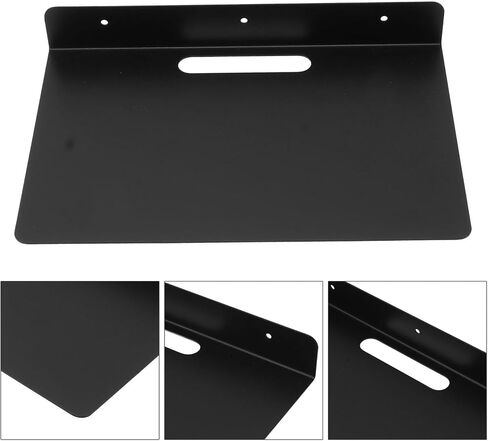 Floating Shelf, Wall Mounted Thickened Rust Proof Metal Rack for Projector, Router, Camera, Small Floating Shelves for Bedroom, Living Room, Bathroom in Saudi Arabia
