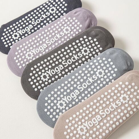 Non Slip Socks with Grips, Womens Cotton Socks for Yoga, Barre, Pilates, Dance, Ballet in Saudi Arabia