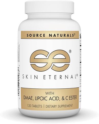 Source Naturals Skin Eternal Tablet with DMAE, LIPOIC Acid, & C Ester - 60 Tablets in Kuwait