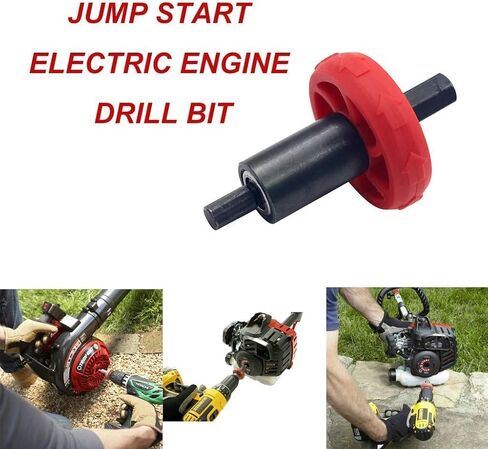 محول لقم مثقاب المحرك الكهربائي من Red Jump Start لزر قابس تروي بيلت، زر تشغيل تروي بيلت حرفي، أدوات تشذيب سلسلة البدء السريع، أدوات الطاقة الخارجية، قطع الغيار والملحقات in Saudi Arabia