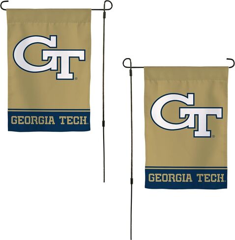 شعار Desert Cactus Georgia Tech Garden Flag Yellow Jackets GT Institute of Technology لافتة 100% بوليستر (تصميم B) in Saudi Arabia