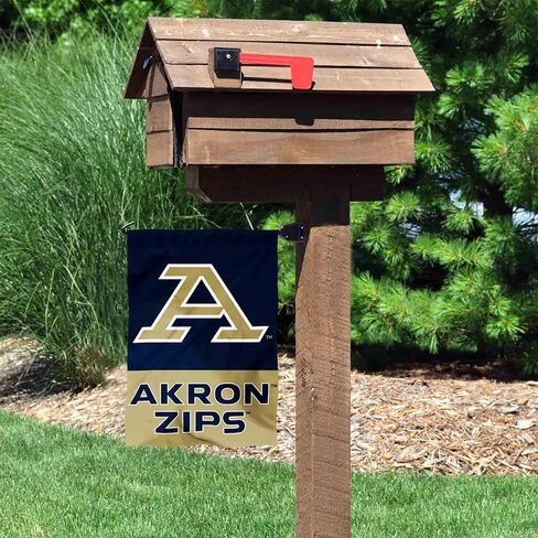 Akron Zips Wordmark Garden Banner Flag in Saudi Arabia