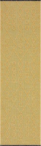 سجادة عداء قابلة للغسل في الغسالة وغير قابلة للانزلاق مقاس 2 × 8 للممر أو الممر أو المدخل أو المطبخ | 70% قطن، ذهبي 2'3'' x 7'7'' in Kuwait