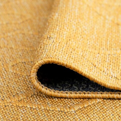 سجادة عداء قابلة للغسل في الغسالة وغير قابلة للانزلاق مقاس 2 × 8 للممر أو الممر أو المدخل أو المطبخ | 70% قطن، ذهبي 2'3'' x 7'7'' in Kuwait