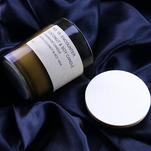 عبوتان من الشموع المعطرة للمنزل، شموع الصويا المعطرة بوزن 12 أونصة، تدوم لمدة 30 ساعة لأعياد الميلاد والكريسماس وعيد الحب (لويزة الليمون + اللافندر) in Saudi Arabia