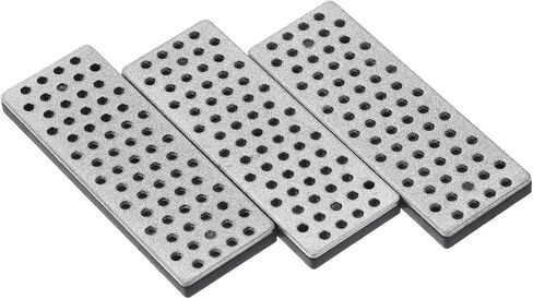 PATIKIL 70mm 240 Grit Extra-Coarse Ski Snowboard Diamond Stone, 3 Pack Ski Edge Sharpener Diamond Edge Files Snowboard Whetstone, Black in Saudi Arabia