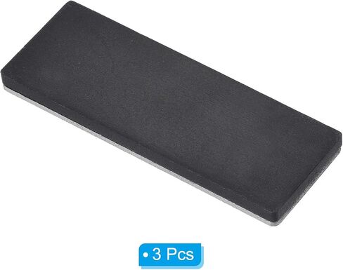 PATIKIL 70mm 240 Grit Extra-Coarse Ski Snowboard Diamond Stone, 3 Pack Ski Edge Sharpener Diamond Edge Files Snowboard Whetstone, Black in Saudi Arabia