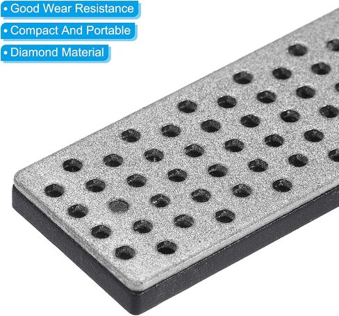 PATIKIL 70mm 240 Grit Extra-Coarse Ski Snowboard Diamond Stone, 3 Pack Ski Edge Sharpener Diamond Edge Files Snowboard Whetstone, Black in Saudi Arabia
