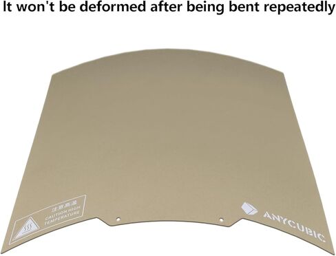 Gold PEI Build Plate for Anycubic Kobra 2, 3D Printer Textured PEI Spring Steel Platform Print Bed for Kobra 2, Kobra 2 Pro, Kobra 2 Neo, Kobra Go/Neo 230x230mm in Kuwait