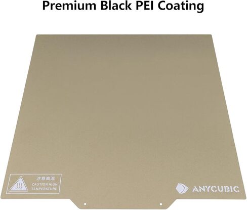 Gold PEI Build Plate for Anycubic Kobra 2, 3D Printer Textured PEI Spring Steel Platform Print Bed for Kobra 2, Kobra 2 Pro, Kobra 2 Neo, Kobra Go/Neo 230x230mm in Kuwait