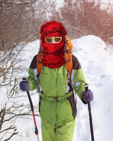 Distressed Balaclava Ski Masks for Men/Women, Shiesty Mask Neck Warmer Full Face Balaclava Face Mask for Cold Weather in Saudi Arabia