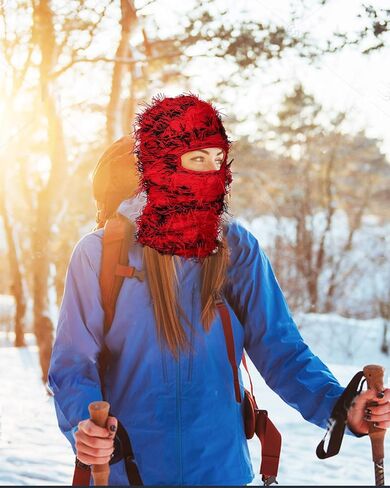 Distressed Balaclava Ski Masks for Men/Women, Shiesty Mask Neck Warmer Full Face Balaclava Face Mask for Cold Weather in Saudi Arabia