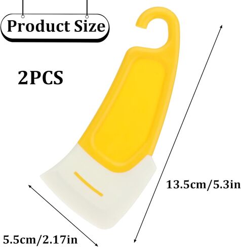 3D Printer Spatula, 2Pcs Silicone Spatula for 3D Printing Resin Removal, Resin Spatula Tools, Professional 3D Printer Tools Accessories, 3D Printer Accessories for Model Stripping Safety, Yellow in Saudi Arabia