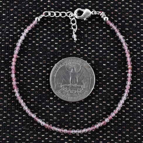 مجوهرات سوار أنيقة من أحجار كريمة الأمازونيت الطبيعية من الخرز الصغير لها، حجر الميلاد، بلورات شفاء الطاقة، سلسلة مطلية بالفضة هدايا عيد ميلاد 8 بوصة للنساء in Kuwait