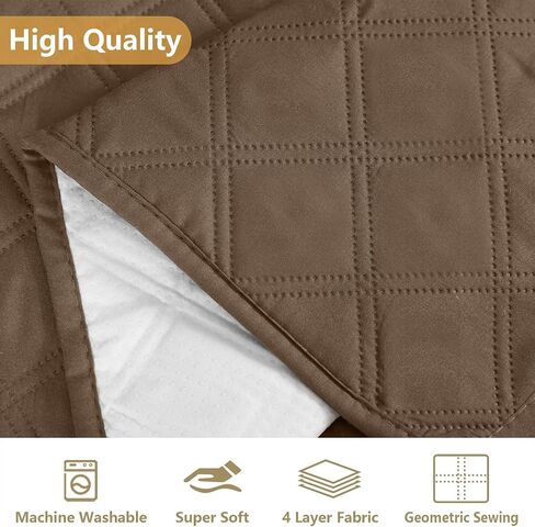 HDCAXKJ L Shape Couch Cover Sectional Sofa Cover 4 Pcs Corner Sectional Sofa Slipcovers Sets for Pets Dogs Washable Non Slip U Shaped Furniture Protector for Sectional Sofa (Dark Gray, Large) in Kuwait