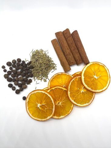 HerBlume 3oz Stovetop Potpourri، طقم وعاء سيمر، رائحة غير سامة، هدية مكتب، مكونات طبيعية، سلة هدايا، رائحة طبيعية، تفاح، لافندر، فانيليا، بهارات، قرفة، وعاء زجاجي للموقد in Kuwait