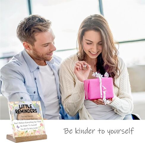 FreeJac College Gifts for Girls Encouragement Gifts for Women Little Reminders Desk Sign You are Enough Mental Health Gifts Best Dorm Gifts Uplifting Cheer Up Motivational Positive Affirmation Plaque in Saudi Arabia