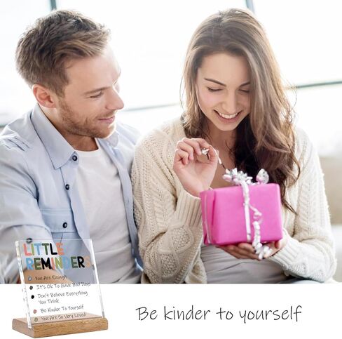 FreeJac College Gifts for Girls Encouragement Gifts for Women Little Reminders Desk Sign You are Enough Mental Health Gifts Best Dorm Gifts Uplifting Cheer Up Motivational Positive Affirmation Plaque in Saudi Arabia