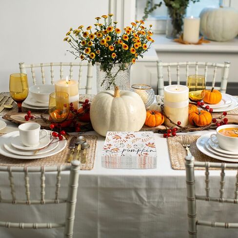 50Pcs Fall Pumpkin Napkins Pumpkin Eucalyptus Napkins Disposable Dinner Hand Napkins for Autumn Harvest Thanksgiving Dinner Party Supplies in Saudi Arabia