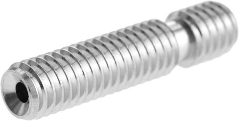 dophee 5 عبوات من أنابيب فوهة كسر الحرارة المعدنية بالكامل مقاس 1.75 مم، M6x26mm/1.02 بوصة من الفولاذ المقاوم للصدأ المتوافقة مع طابعة MK8 Makerbot Reprap ثلاثية الأبعاد in Kuwait