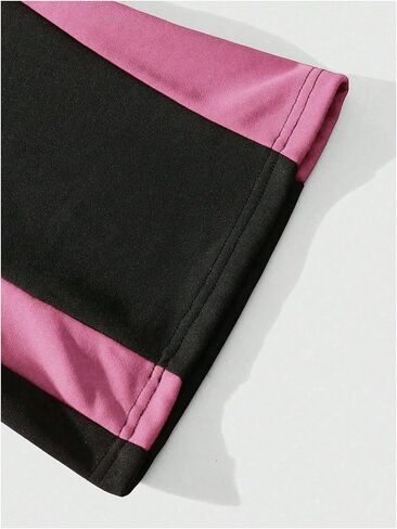 SHENHE Men's Graphic Flared Sweatpants Y2k Color Block Drawstring Track Pants Streetwear in Saudi Arabia