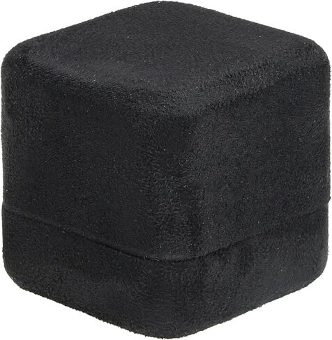 صندوق قلادة Ultrasuede ريش ناعم الملمس - صندوق هدايا مجوهرات سلسلة وقلادة ممتازة للرجال والنساء - علبة قلادة مع صندوق داخلي متطابق وصندوق خارجي متطابق من Ultrasuede in Kuwait