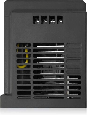 محرك تردد متغير، تيار متردد 220 فولت/0.75 كيلو وات 1 حصان 4 أمبير CNC VFD مرحلة واحدة إلى 3 مراحل للتحكم في سرعة محرك المغزل (مدخل مرحلة واحدة، مخرج 3 مراحل) أسود in Saudi Arabia