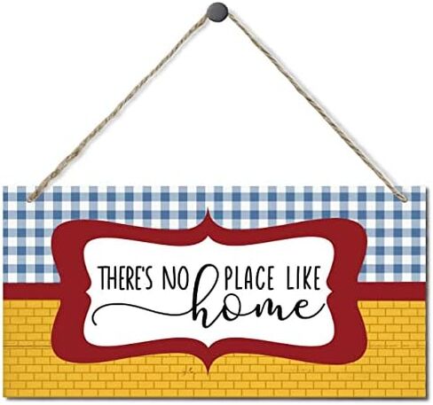 Tearleet Home Sweet Home Decor Sign Hanging Wood Sign Home Decorative Printed Wood Wall Art Sign Rustic Door Hanger Farmhouse Decoration Front Door Decor Home Porch Décor Housewarming Gift 5X10 Inch in Saudi Arabia