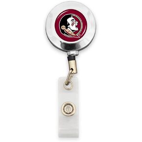 Badge Reel with Alligator Clip (North Carolina Tar Heels)