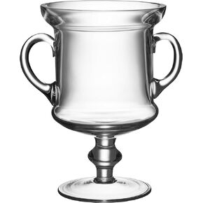 Barski - European Quality Glass - Trophy Cup with Handles - 7" Height - Made in Europe