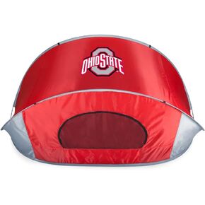 PICNIC TIME NCAA Ohio State Buckeyes Portable Beach Tent - Pop Up Tent - Beach Sun Shelter Pop Up