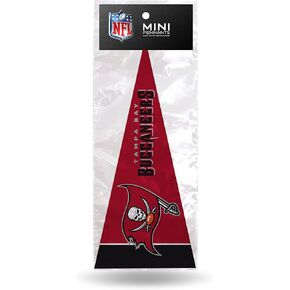 Rico Industries NFL Football Tampa Bay Buccaneers Primary 4" x 9" Felt Mini Pennant Team Set (Includes 8 Pieces)