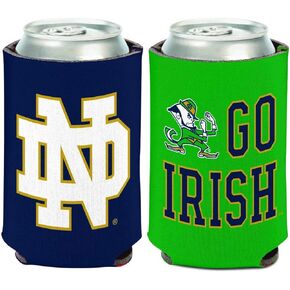 WinCraft NCAA Notre Dame Fighting Irish 1 Pack 12 oz. 2-Sided Can Cooler