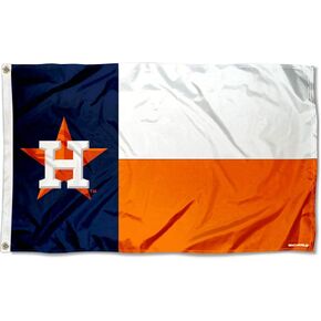 WinCraft Houston Astros State of Texas Logo Flag and Banner