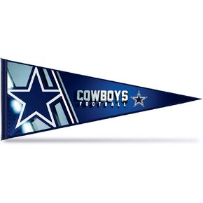 Rico Industries NFL Football Primary 12" x 30" Felt Wall Décor Pennant - Great for Home/Bed Room/Man Cave Décor