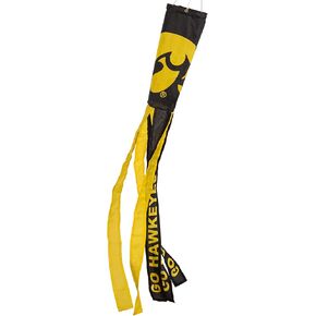 College Flags & Banners Co. Iowa 40 Inch Hawkeyes Windsock in Saudi Arabia