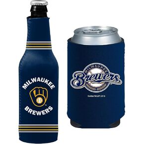 MLB Baseball Can & Bottle Holder Insulator Beverage Cooler (Los Angeles (Dodgers) - Logo) in Kuwait