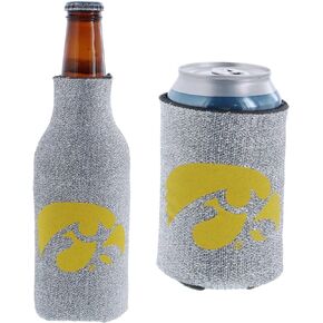 College Team Color Logo Can & Bottle Holder Insulator Beverage Cooler Set