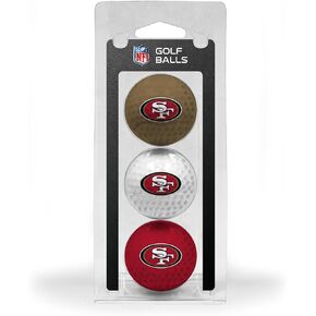 Team Golf NFL Regulation Size Golf Balls, 3 Pack, Full Color Durable Team Imprint