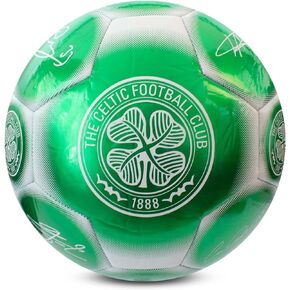 Hy-Pro Officially Licensed Classic Signature Football | Metallic, Size 5, Training, Match, Merchandise, Collectible for Kids and Adults