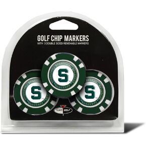 Team Golf NCAA Poker Chip Size with Pop Out Smaller Double-Sided Enamel Markers