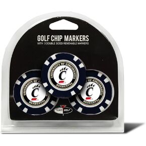 Team Golf NCAA Poker Chip Size with Pop Out Smaller Double-Sided Enamel Markers