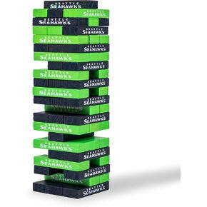 NFL Pro Football Tabletop Stackers Block Game by Wild Sports - Perfect Gift for NFL Football Fan, Dorm Game, Rec Room, Tailgate