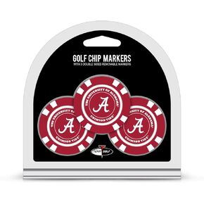 Team Golf NCAA Poker Chip Size with Pop Out Smaller Double-Sided Enamel Markers