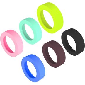 4 PCS Eco-Friendly Non-Slip Silicone Coaster for 20 oz, 30 oz Tumbler (4color(PK+BU+GN+FGN) 70mm)
